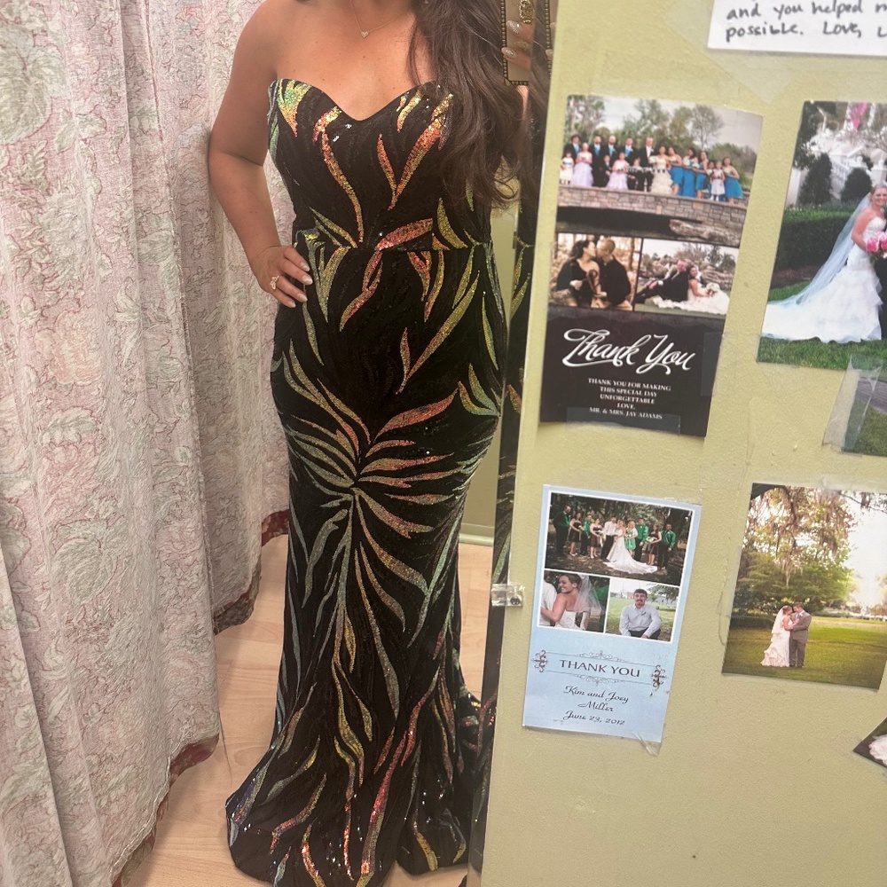 Glam Designer Dress New with Tags Miah Vega Size 12